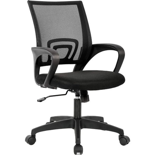 2024 Home Office Chair Ergonomic Desk Chair Mesh Computer Chair with Lumbar Support & Armrest