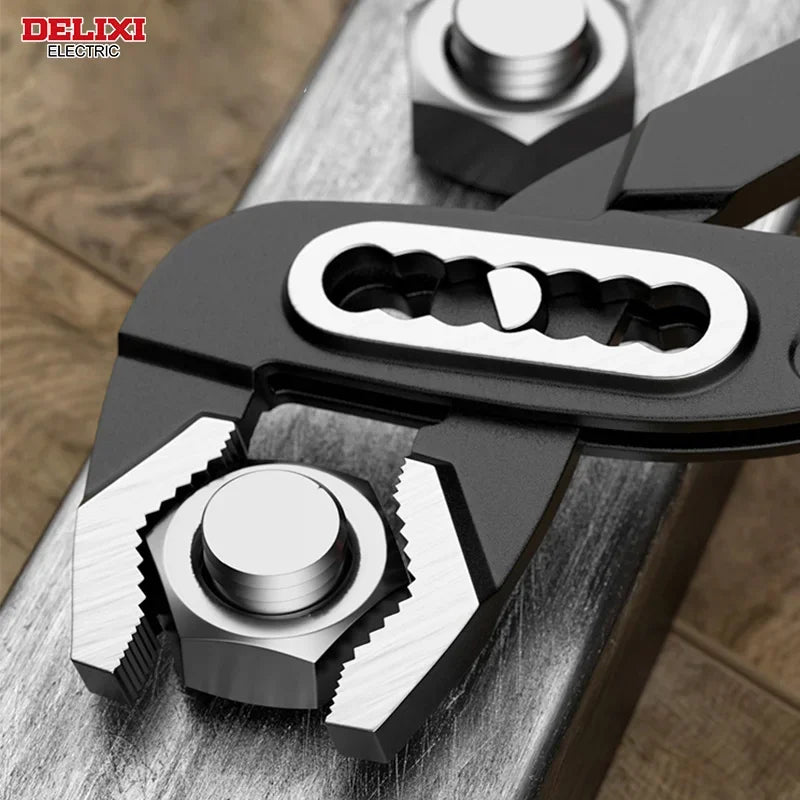 DELIXI ELECTRIC 3PCS Water Pump Pliers/Water Pipe Pliers/Power Pliers Insulated Handle Pliers