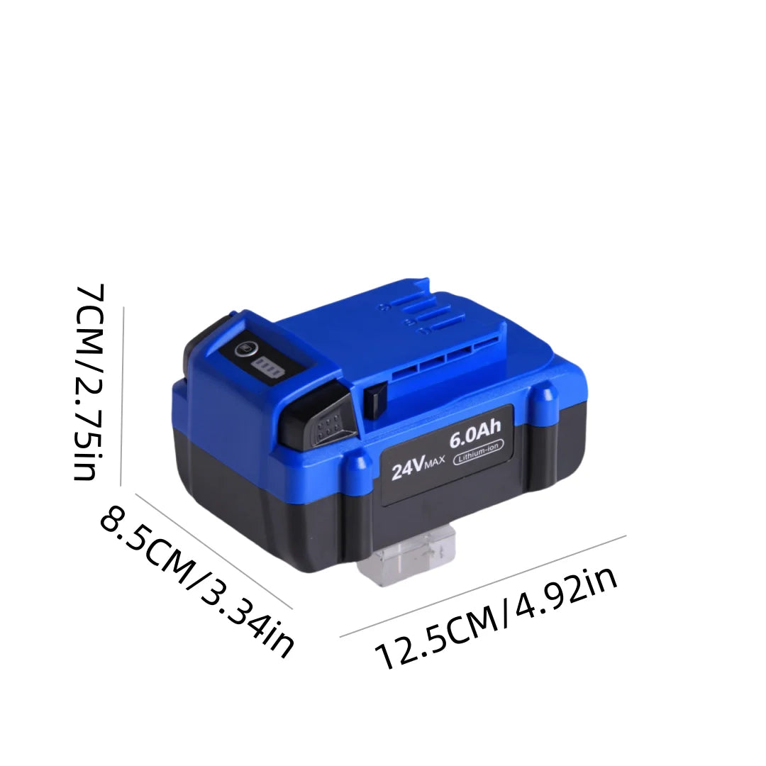 1Pack 6.0Ah Replace Battery For Kobalt 24V Battery Max KB624-03 Lithium Ion Cordless Tools Battery