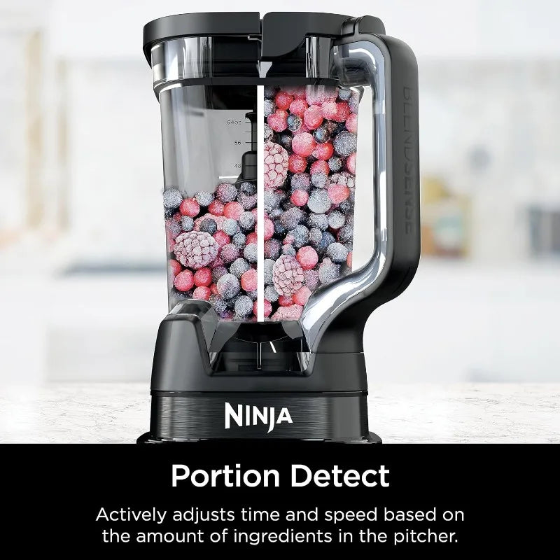 Ninja TB201 Detect Power Blender Pro, BlendSense Technology/1800 Peak Watts, 72 oz. Pitcher,Blender