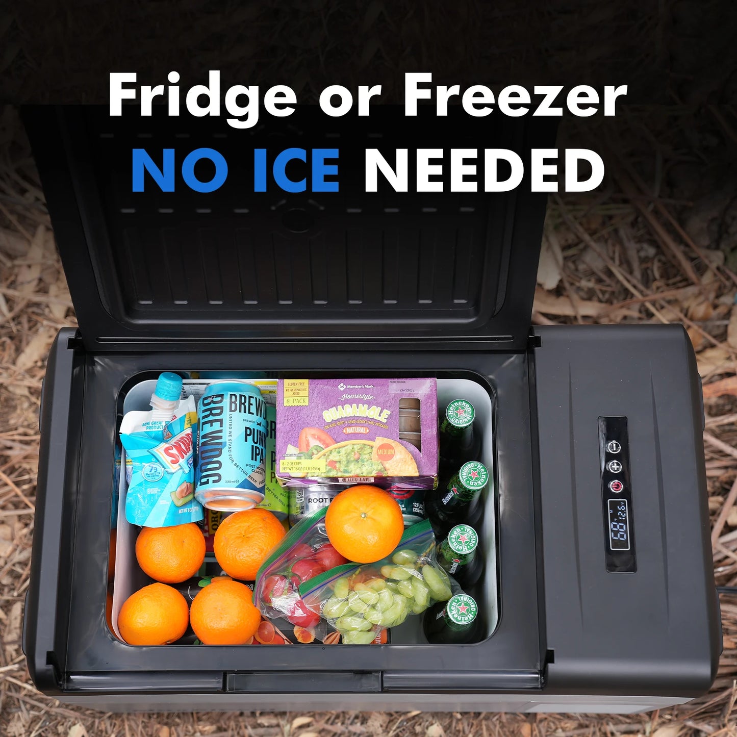 MaxXiCool MF20 Camper Fridge 12v, -4℉-68℉ Fast Cooling Car Refrigerator,  Freezer Portable 21Qt/21L