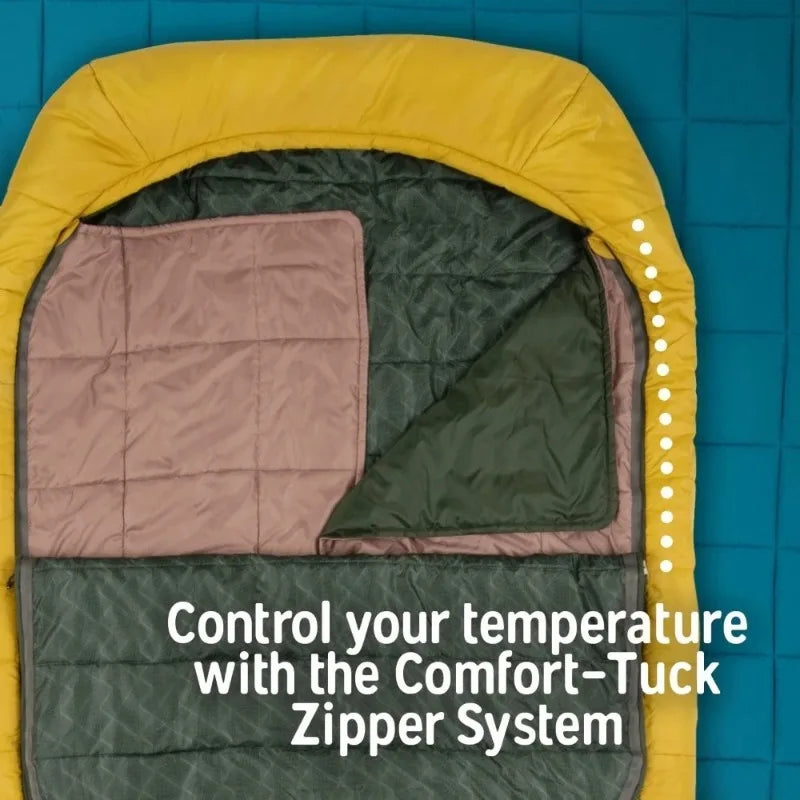 Tru.Comfort Doublewide 20 Degree Sleeping Bag – Two Person Synthetic  Sleeping Bag