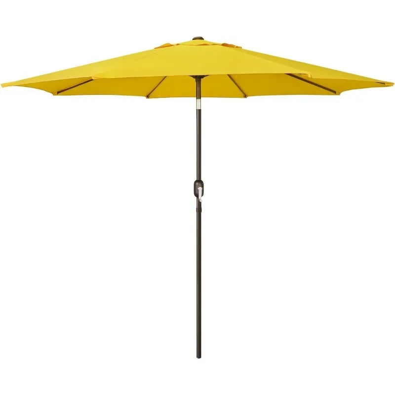 9' Outdoor Patio Umbrella, Outdoor Table Umbrella, Yard Umbrella, Market Umbrella with 8 Sturdy Ribs