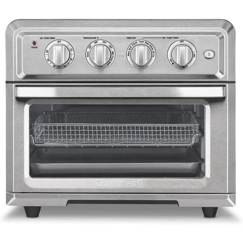 CUISINART Air Fryer + Convection Toaster Oven, 7-1 Oven, Stainless Steel, TOA-60