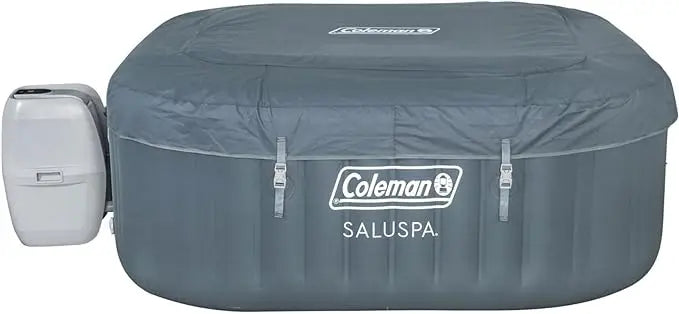 Atlantis AirJet 4 to 6 Person Inflatable Hot Tub Square Spa 114-140 Jets, COLEMAN SALUSPA