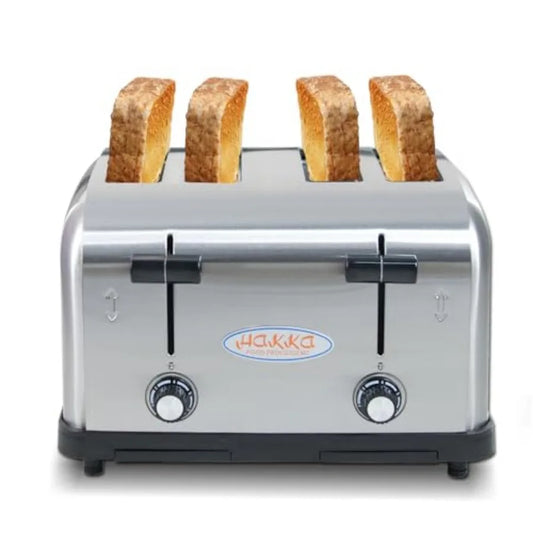 Commercial 4-Slice Toaster for Restaurant and Cafe Use Hamburger Buns Bagels and Bread/Automatic Pop