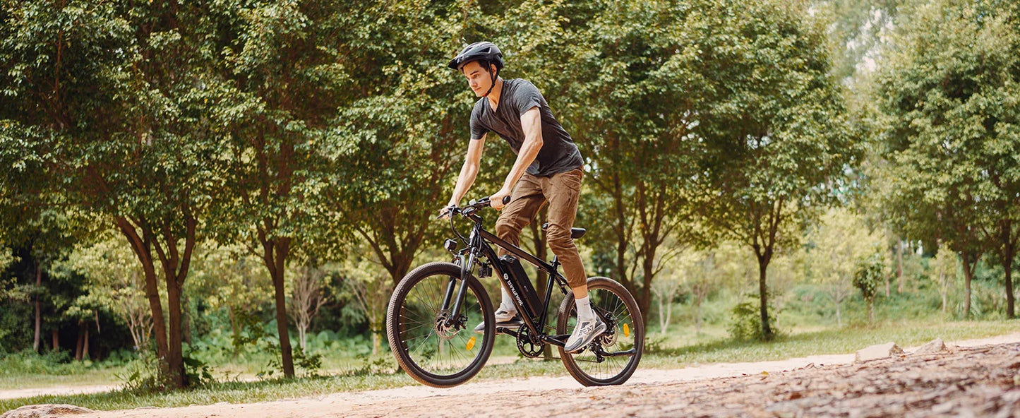 M10 Electric Bike Adult 500W, 26" Commuting Electric Mountain Bike 20MPH Max Range 55+ Mile