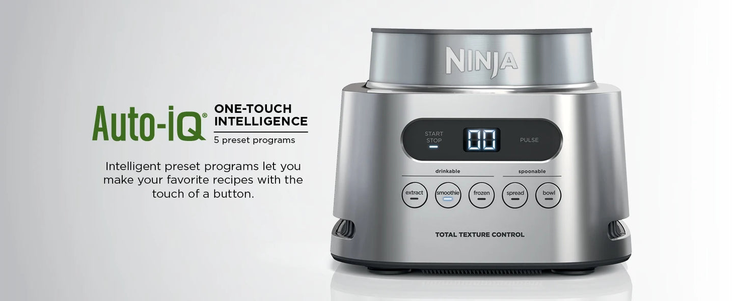 Ninja SS151 TWISTi Blender DUO, High-Speed 1600 WP Smoothie Maker & Nutrient Extractor* 5 Functions