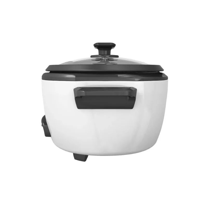 Black & Decker 6-Cup Rice Cooker with Steaming Basket, White, RC506