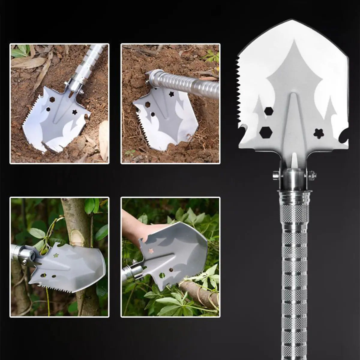 Multi Functional Detachable Foldable Military Electric Shovel/Survival Equipment Self-Defense