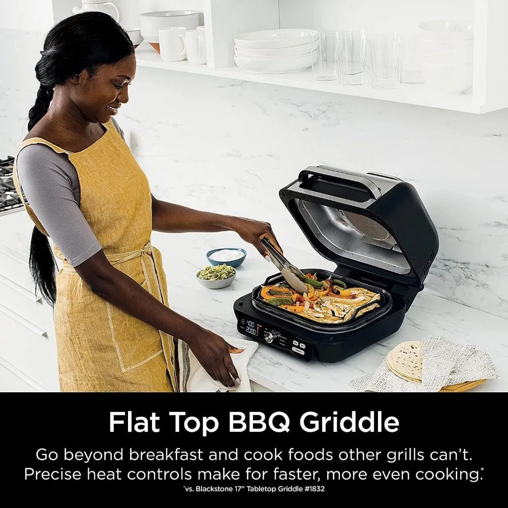 IG601 Foodi XL 7-in-1 Electric Indoor Grill /Opened or Closed, Air Fry, Dehydrate & More NINJA