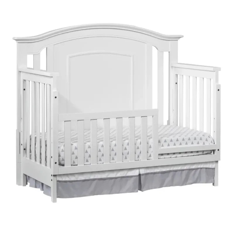 4-in-1 Convertible Crib, White Wooden Crib baby beds  toddler bed  baby nest bed