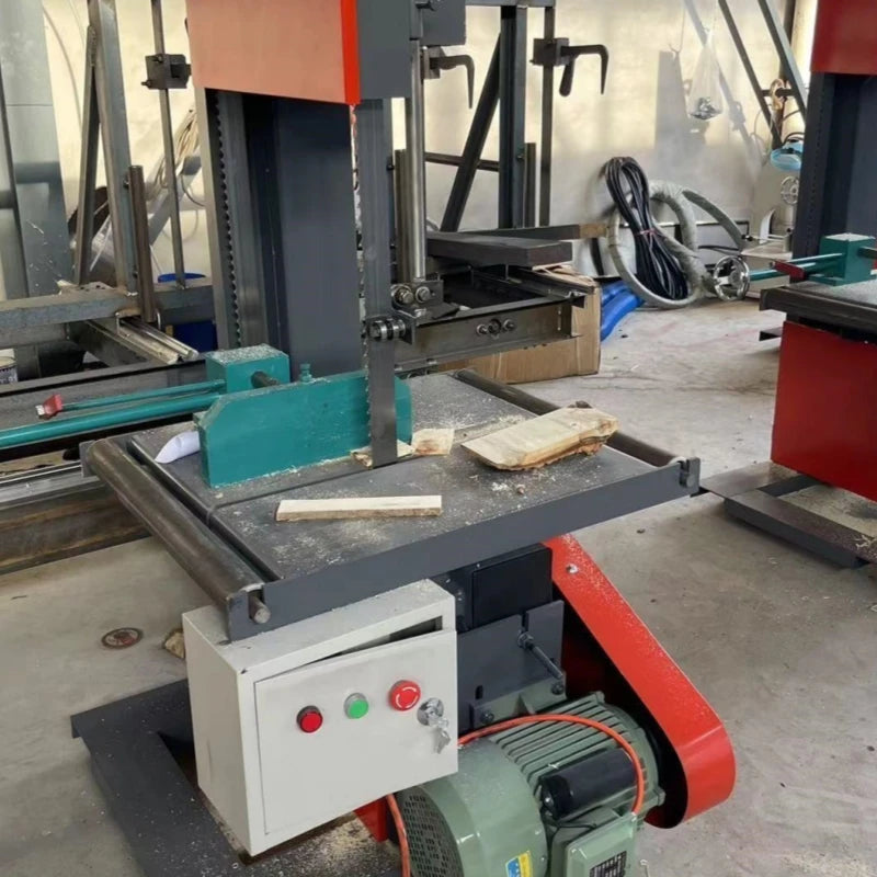 Multi Function Electric Woodworking Band Saw For Curve Cutting Small Log Slicing Panel Cutting