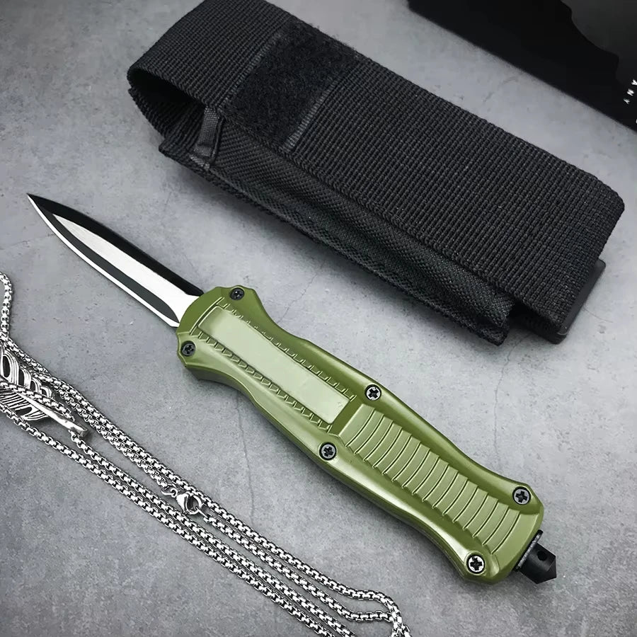 BM 3300 Mini Assisted Open Knife 440C Blade Zinc Alloy Handle Camping Fishing Pocket Hiking