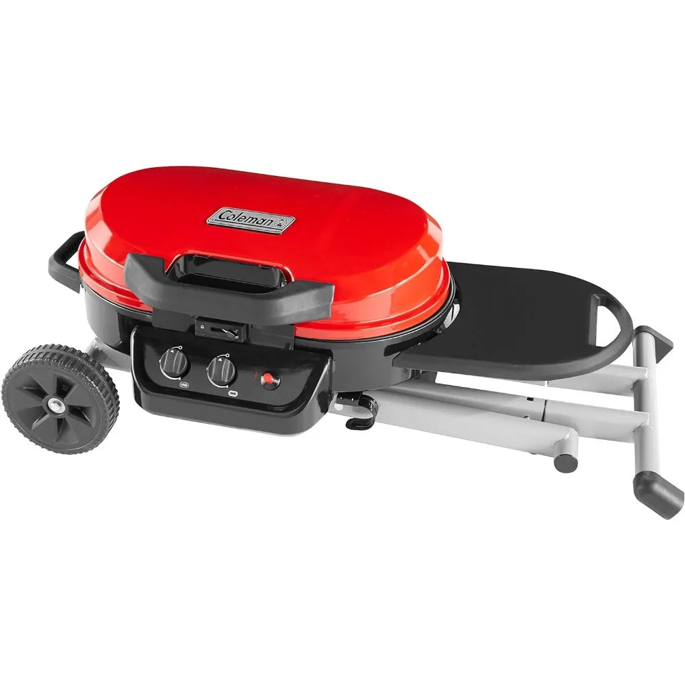 COLEMAN RoadTrip 225 Portable Stand-Up Propane Grill, Gas Grill w/ Push-Button Starter