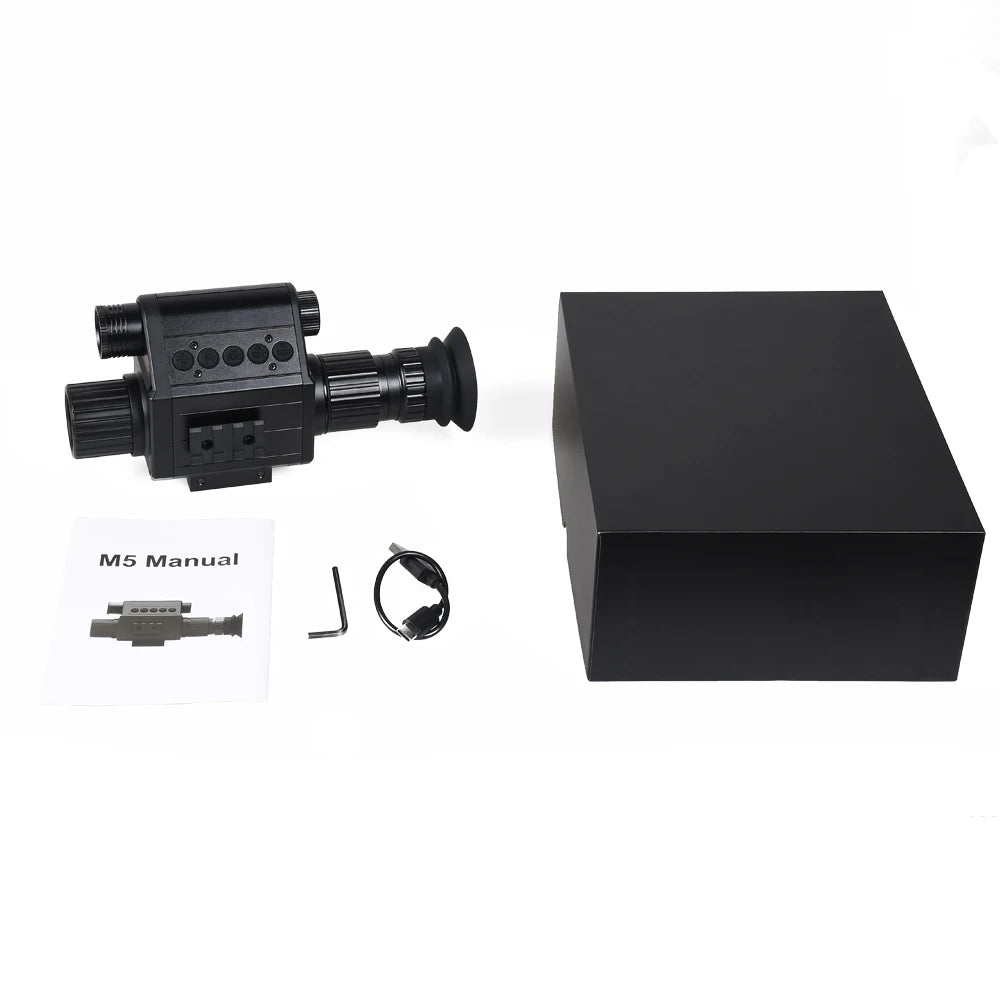 Digital Night Vision Riflescope 940nm IR Scope Sight Monocular 5X Zoom HD 1080P Video Photo 300m