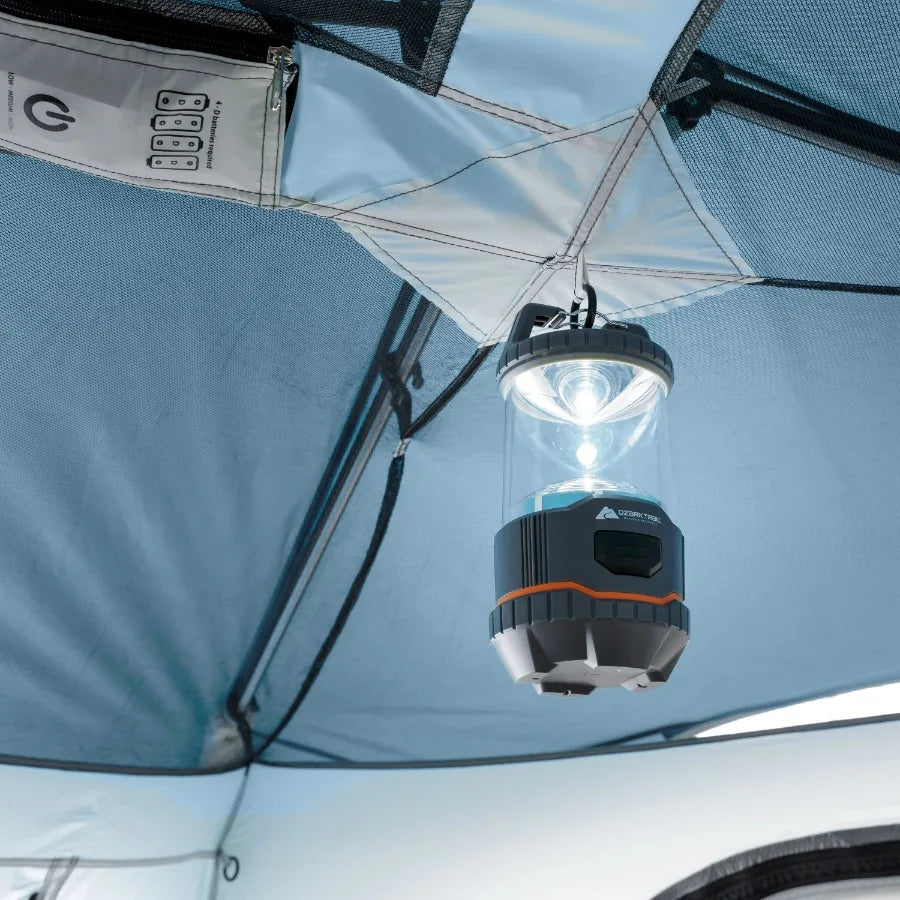 Ozark Trail 10' x 9' 6-Person Instant Cabin Tent with LED Light, 19.38 lbs