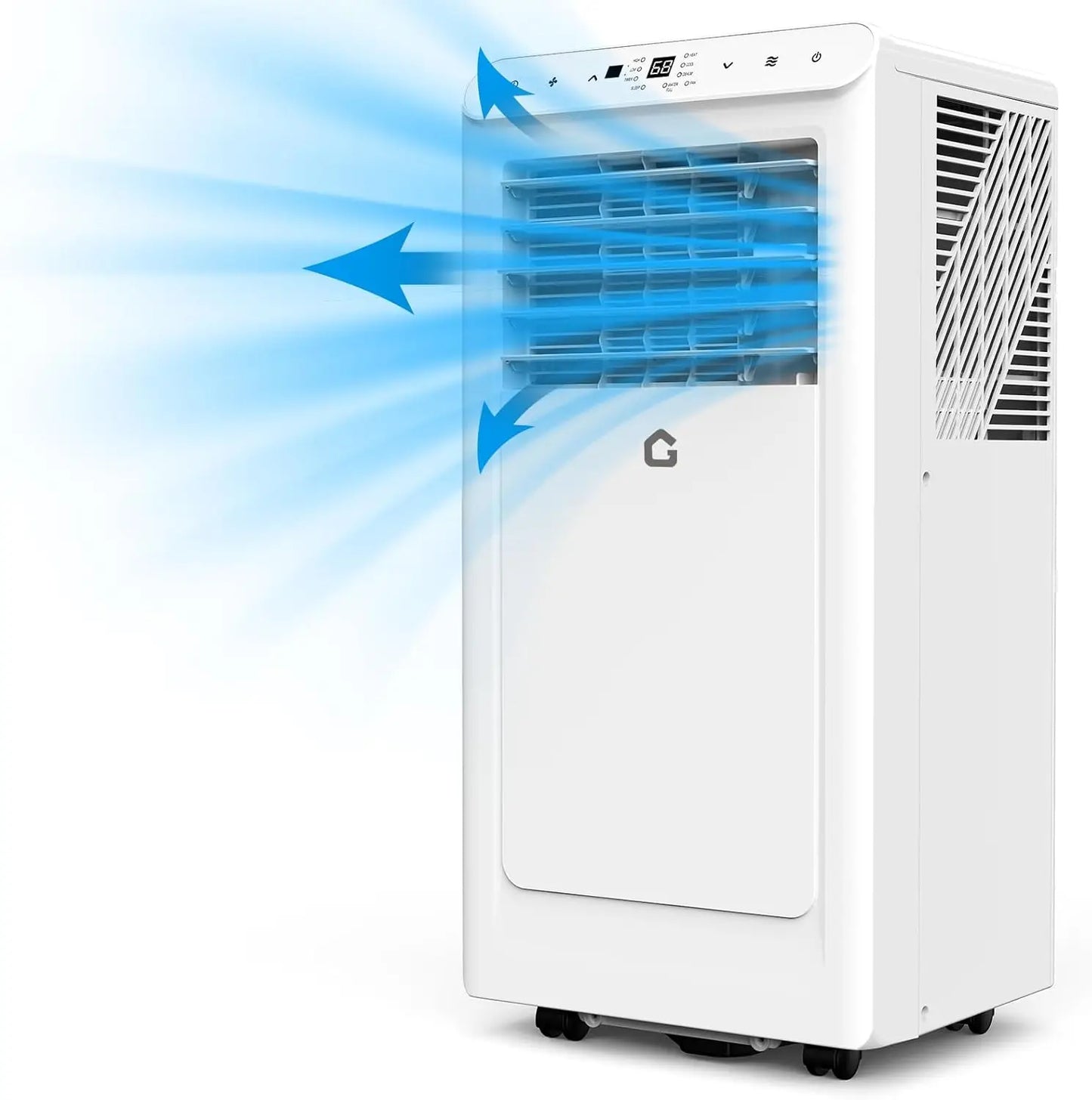 10,000 BTUs Portable Air Conditioners, Portable AC for Room Up to 450 Sq.Ft, 3-IN-1 Quiet AC Unit