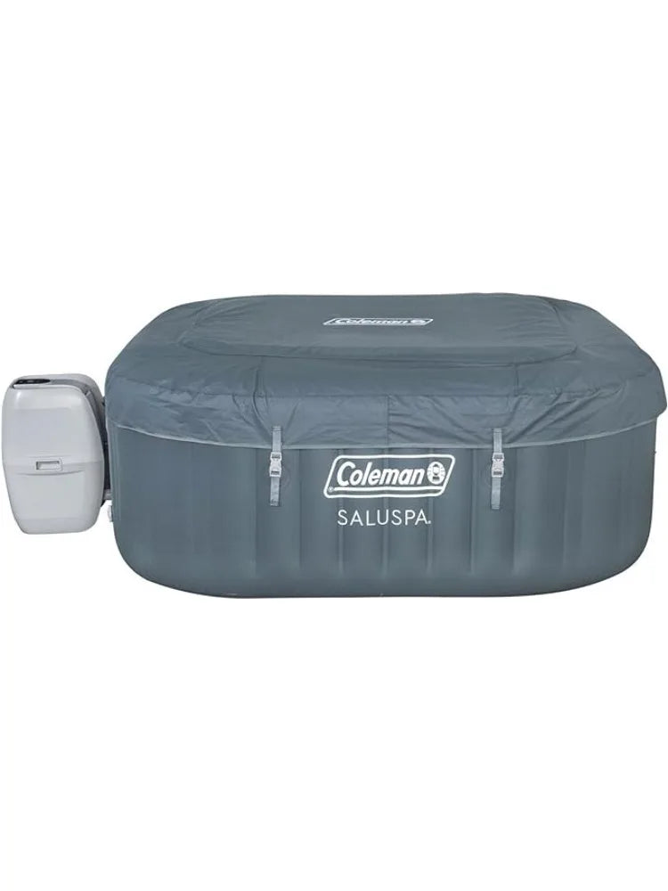 Atlantis AirJet 4 to 6 Person Inflatable Hot Tub Square Spa 114-140 Jets, COLEMAN SALUSPA