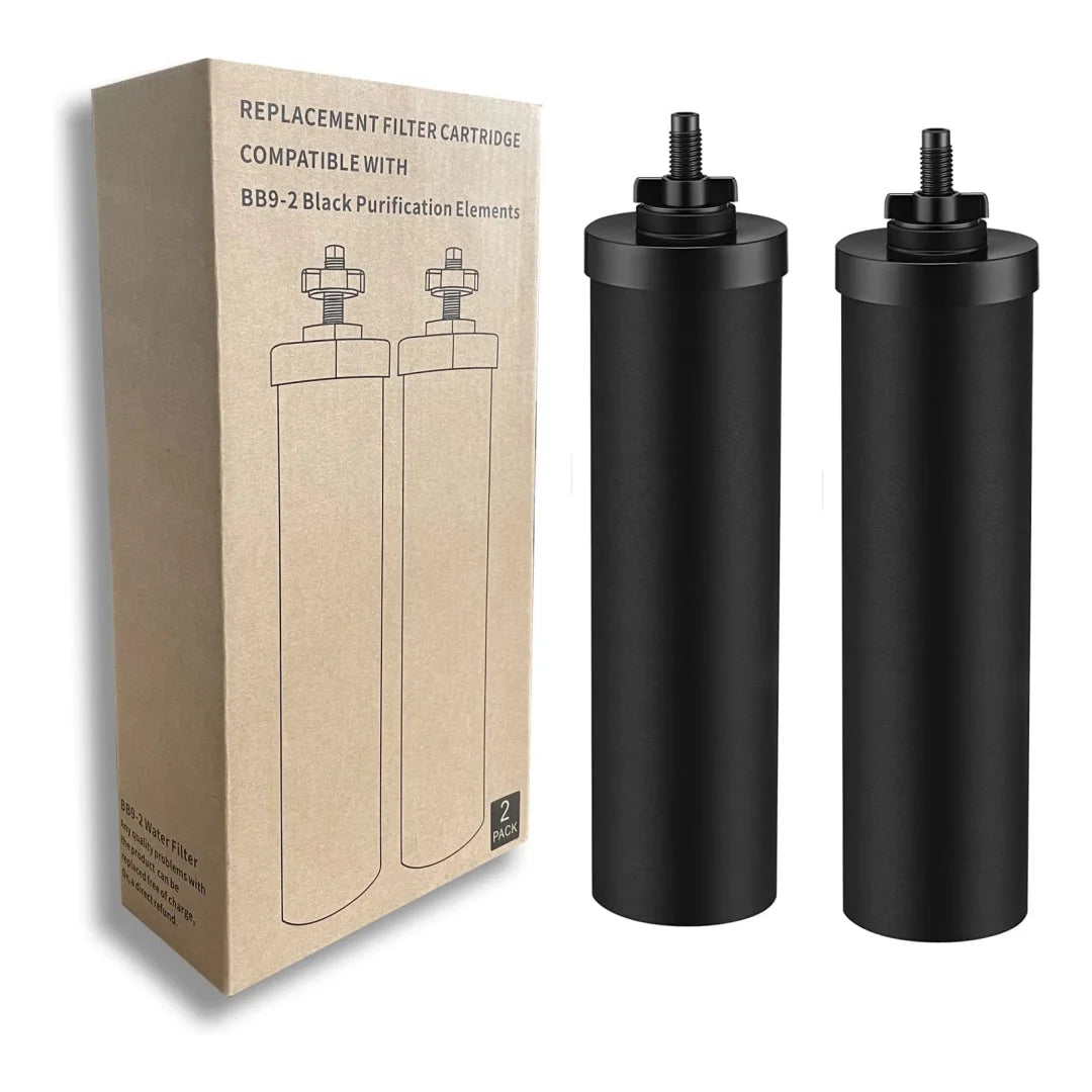 BB9-2 Activited Carbon filter Compatible with Black  Berkey Gravity Water Filtering System