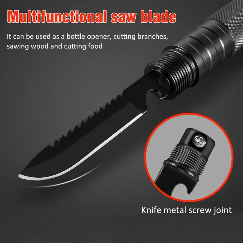 Folding Survival Shovel Set Tactical Military Spade Camping Hunting Self Defense Multi Tool Car Snow