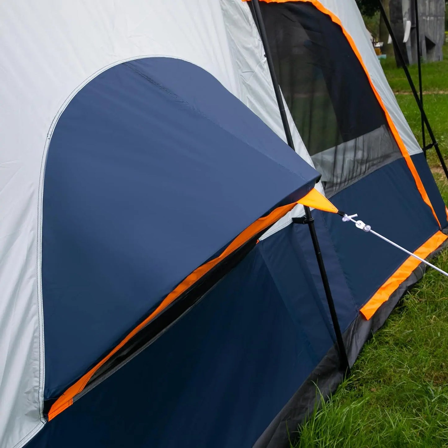 Extra Large Tent 12 Person(A) Family Cabin Tents 2 Rooms 3 Doors & 3 Windows/Waterproof Double Layer