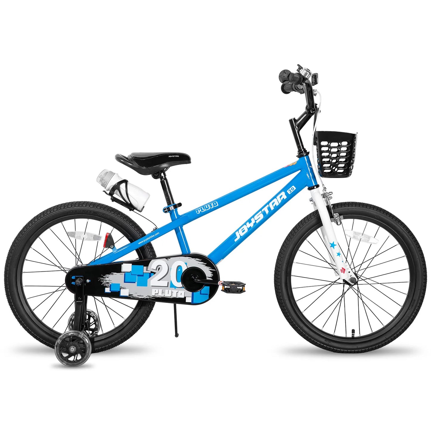 JOYSTAR 12 14 16 18 20 Inch Kids Bike with Light Up Training Wheels, Kids' Bicycle Age 3-12 Years