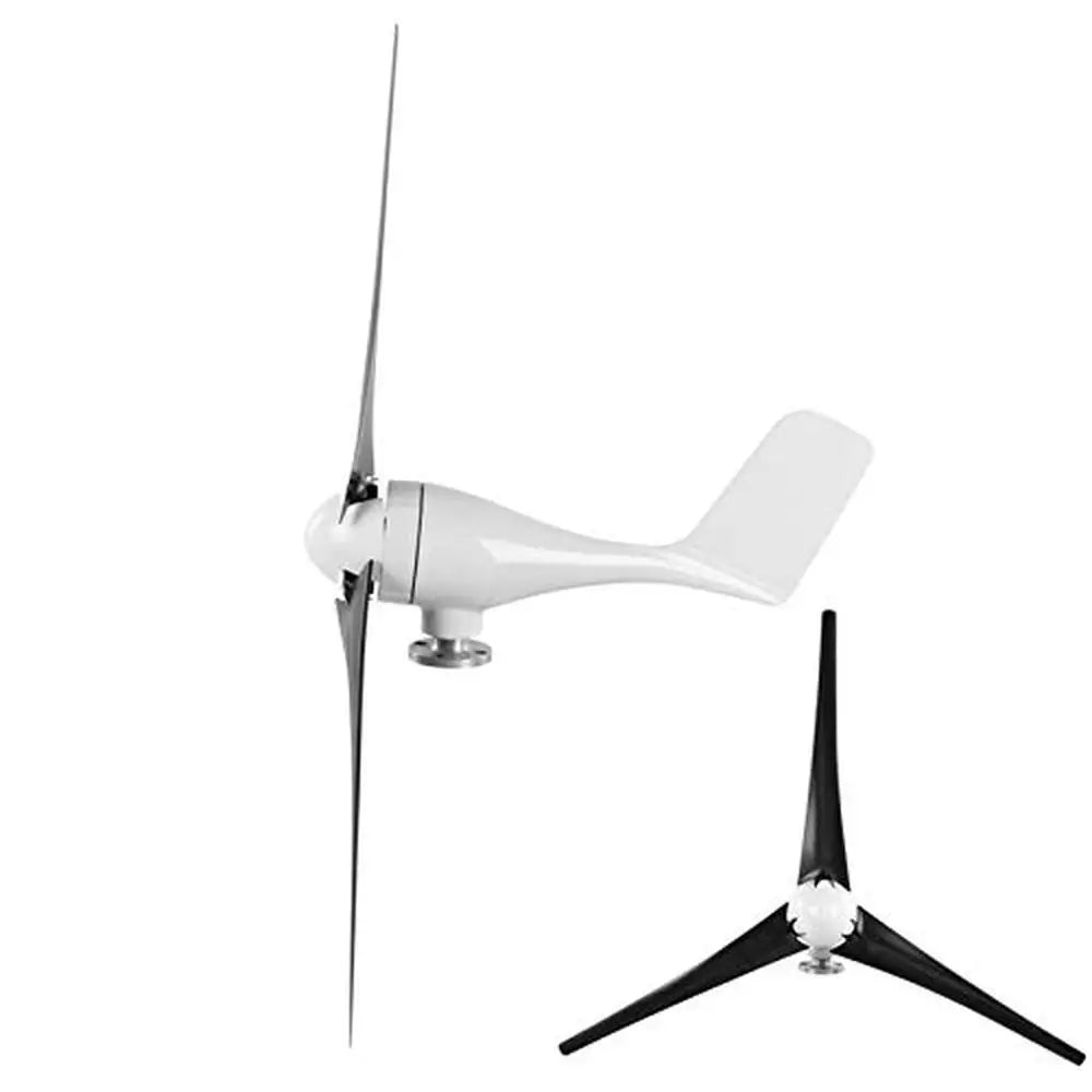 1200W Small Wind Generator Turbines Kit Charging Power Parts 3 Blades Adjustable Voltage & Current