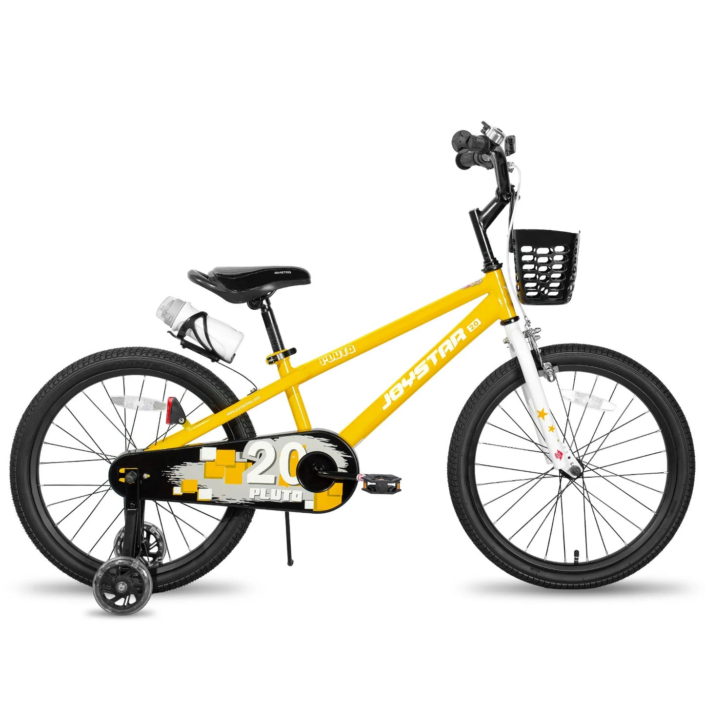 JOYSTAR 12 14 16 18 20 Inch Kids Bike with Light Up Training Wheels, Kids' Bicycle Age 3-12 Years