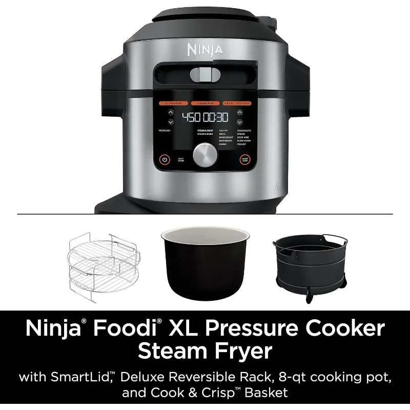 Ninja OL501 Foodi 6.5 Qt. 14-in-1 Pressure Cooker Steam Fryer with SmartLid, that Air Fries - My Store