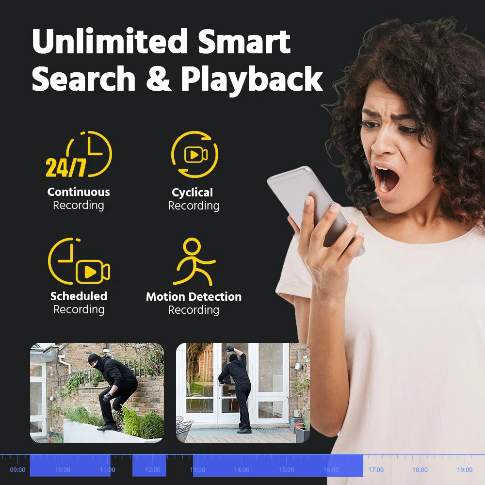 ANNKE Smart Dual-Light HD POE Video Security System 16CH 12MP NVR H.265+ With 12X 12MP Weatherproof