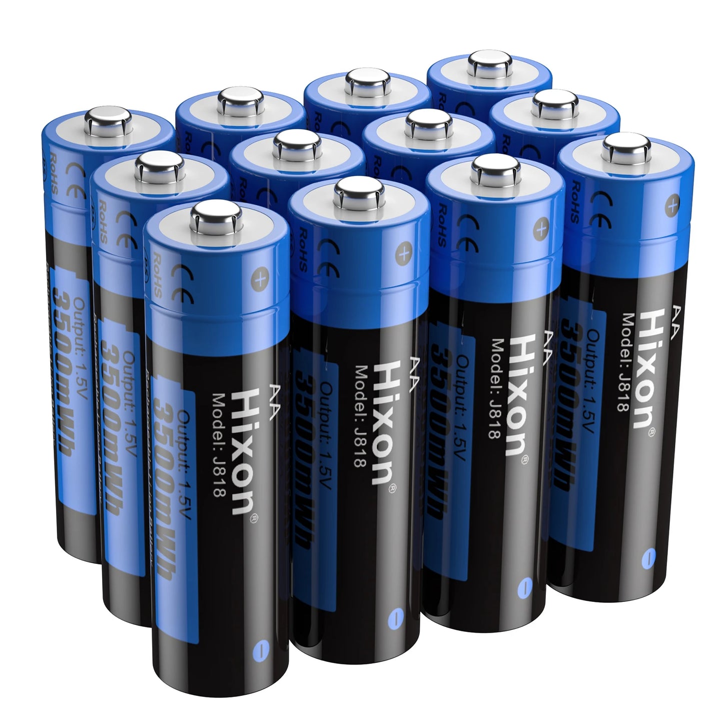 Hixon aa 1.5V Li-ion Rechargeable Battery 3500mWh 1.5V Lithium AA Rechargeable Batteries 1.5v AA