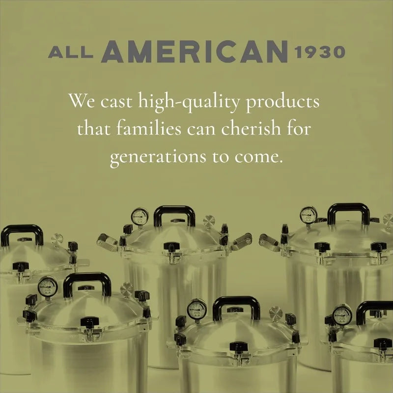 All American 1930: 21.5qt Pressure Cooker/Canner (The 921)
