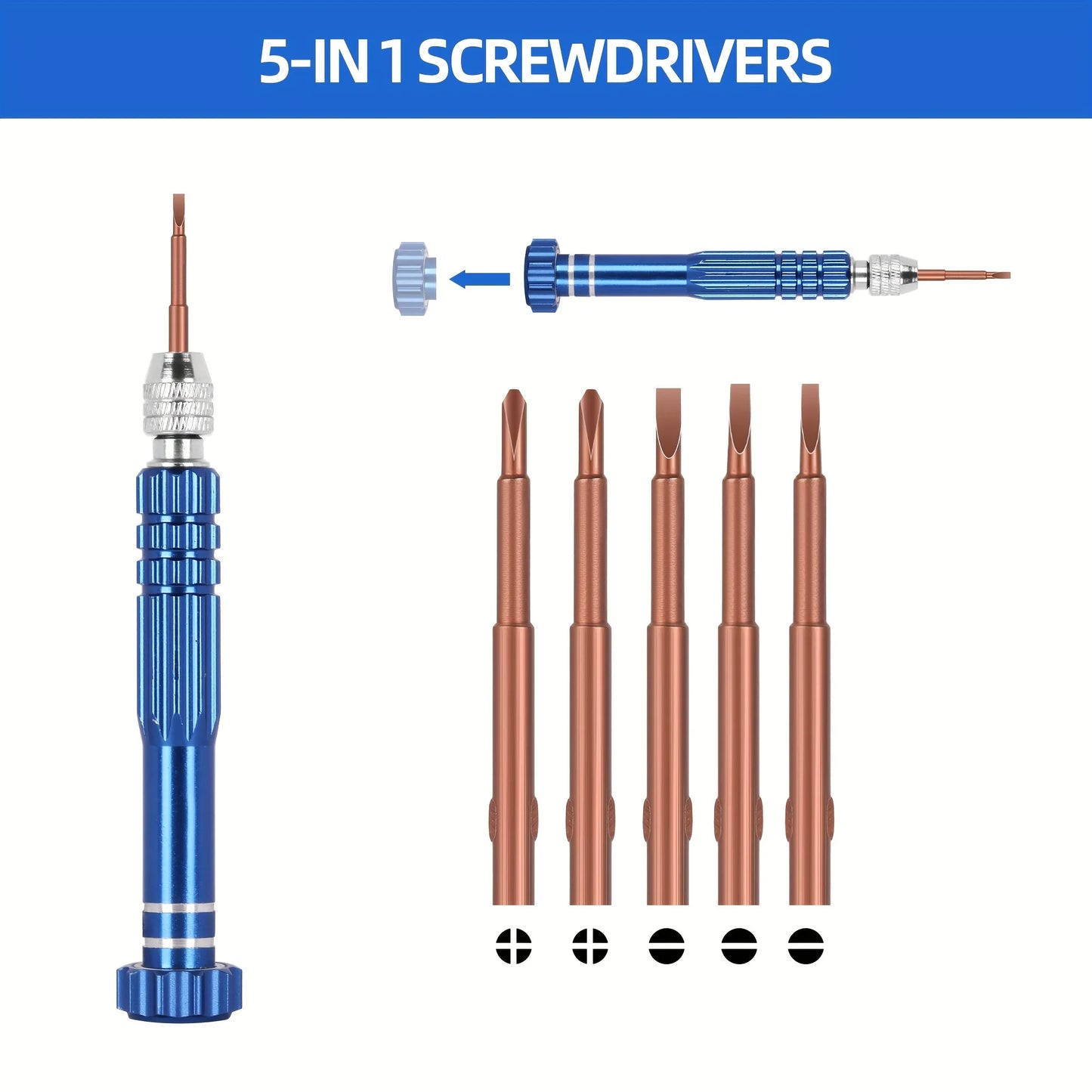 Watch Repair Kit, Professional Watch Repair Tool, Watch Battery Replacement Tool Kit 224 pcs