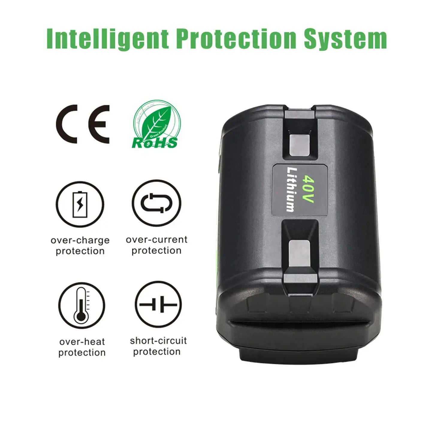 KUNLUN/Ryobi 6.0Ah 40V Li-ion Battery/OP40401 OP4050A OP4050 RY40502 RY40200 Rechargeable Battery