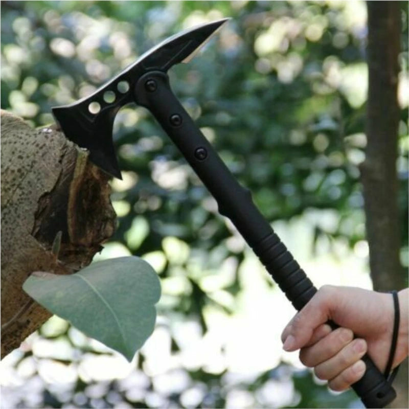 Survival Camping Axe Foldable Tactical Axe Multi Tool Kit Emergency Gear Tomahawk Wild Hatchet AX