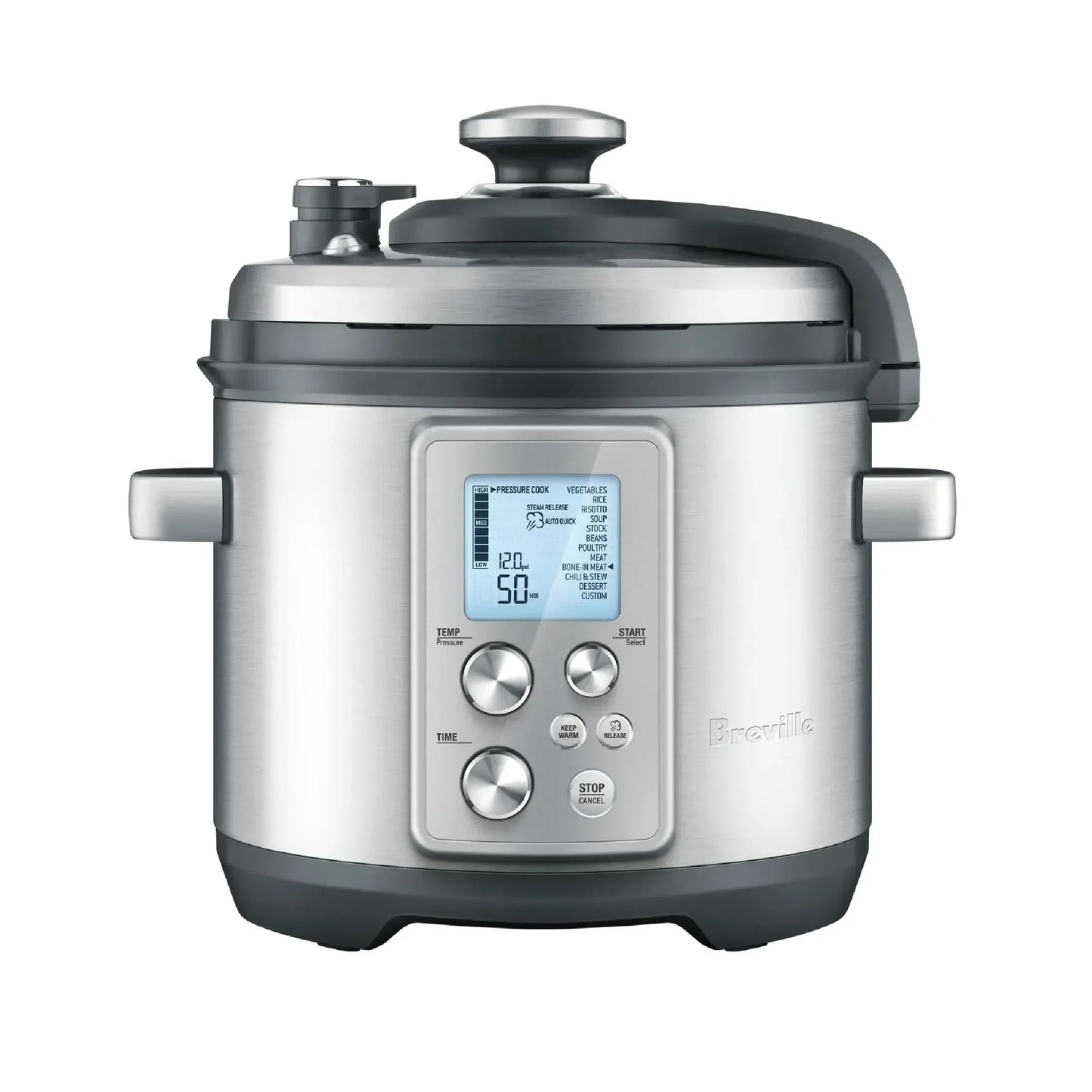 Breville BPR700BSS Fast Slow Pro Slow Cooker, Brushed Stainless Steel