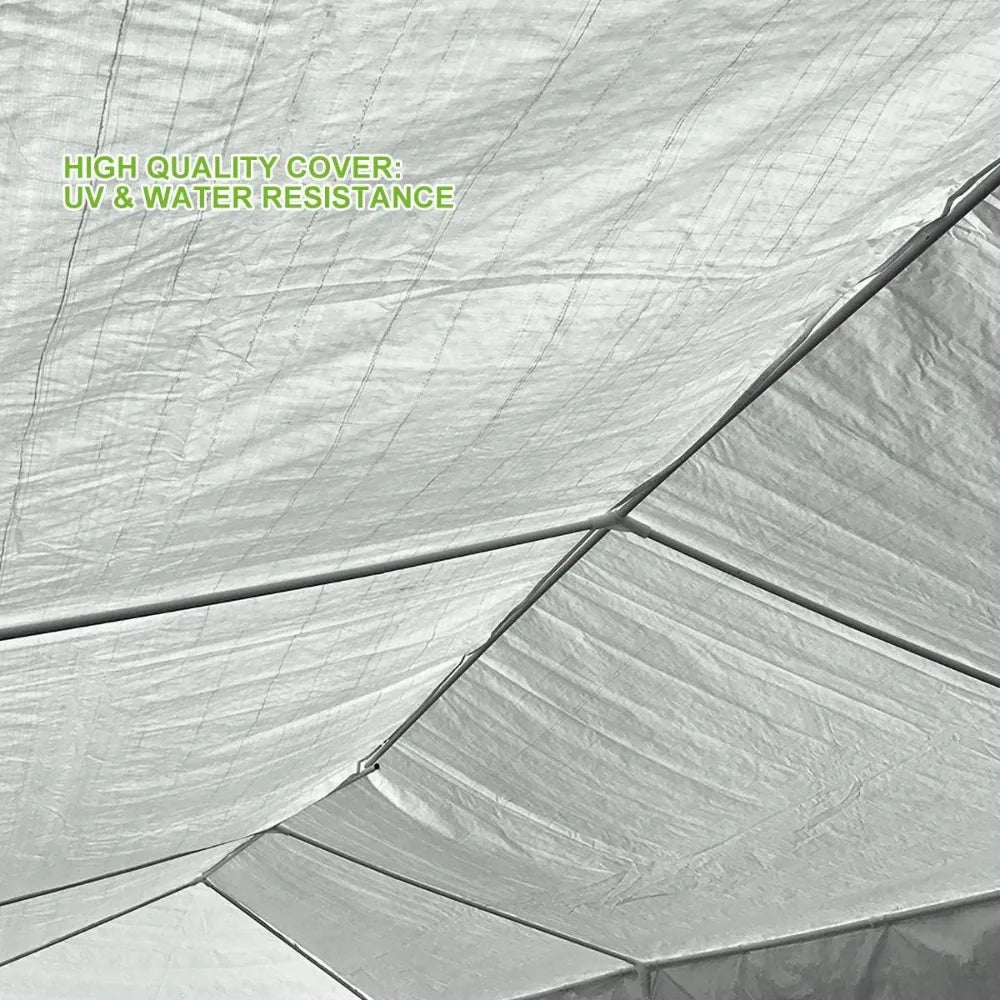 White 10'X30' Heavy Duty Outdoor Canopy Party Wedding Gazebo Tent W/Windows