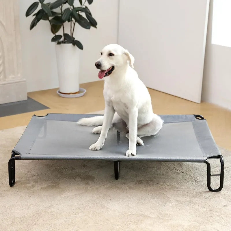 Elevated Outdoor Dog Bed -  Large Dogs ,XL, Waterproof Raised Dog Bed Easy to Assemble