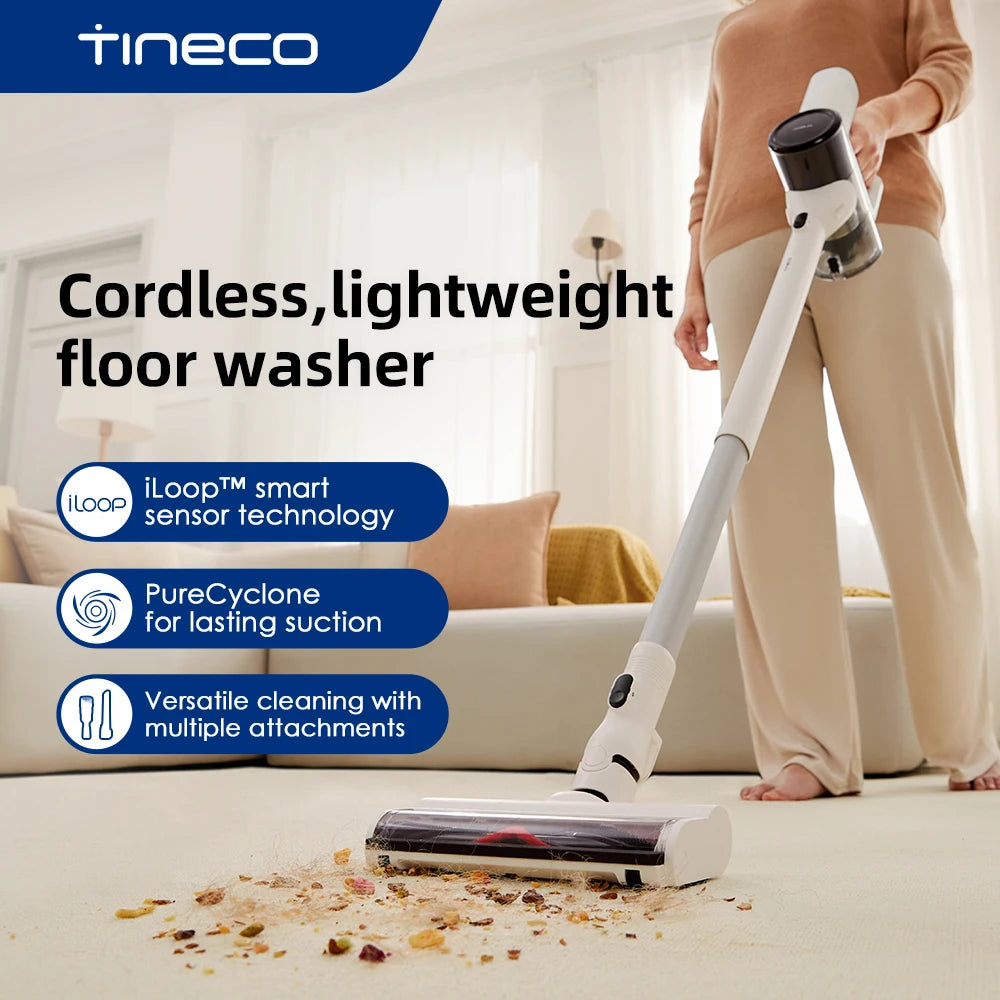 Tineco Pure One Air Cordless Vacuum Cleaner for Home Mop Super Lightweight Wireless Quiet Powerful