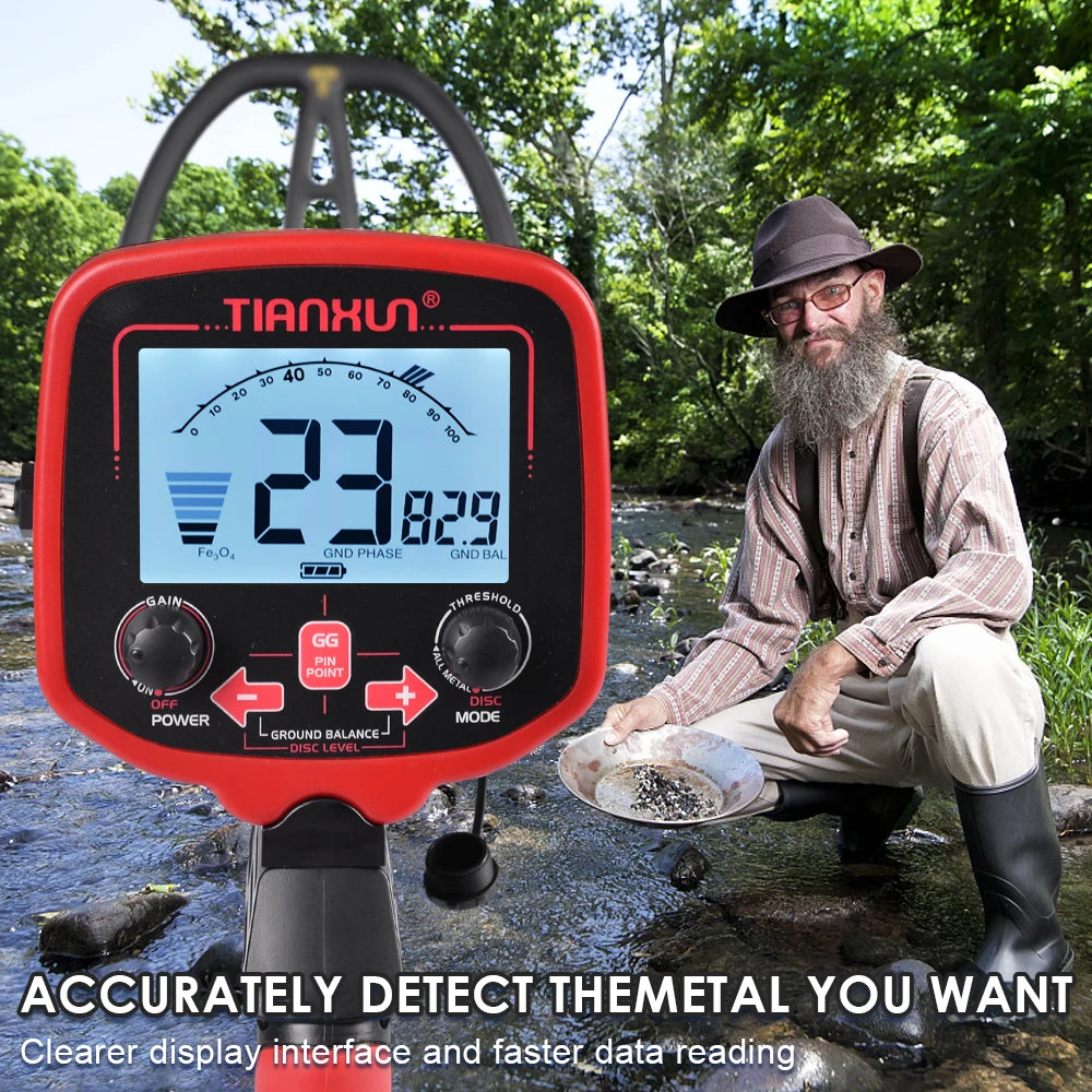 TIANXUN TX-850L Metal Detector Professional Underground Depth Metal Detector Gold Treasure Hunter