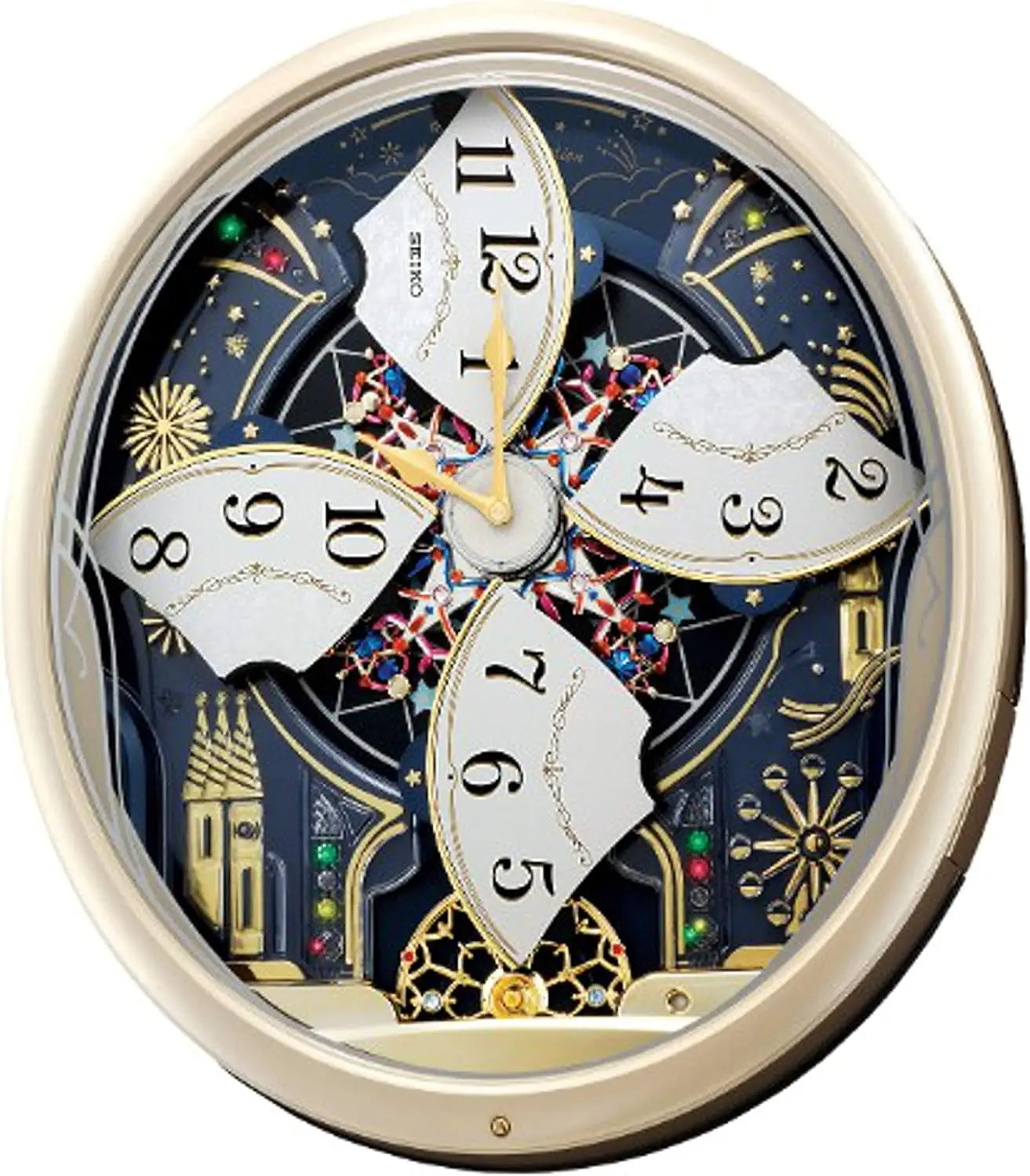 NEW Melodies in Motion Wall Clock, Starry Night