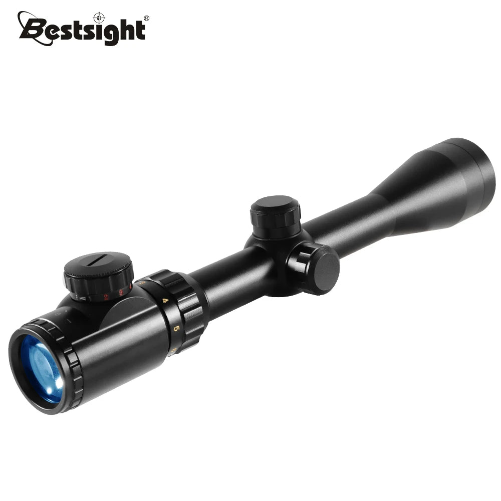 Riflescope 3-9x40Rifle Sniper Scope Red/Green Illuminated Optical/Mounts Mil Dot Fit Free Crosshair