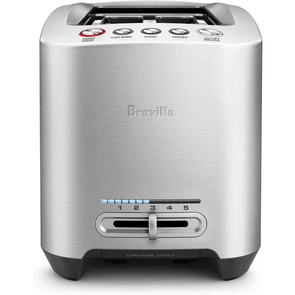 Breville Smart Toaster, 14.9 x 7.7 x 7.5 inches, Stainless Steel