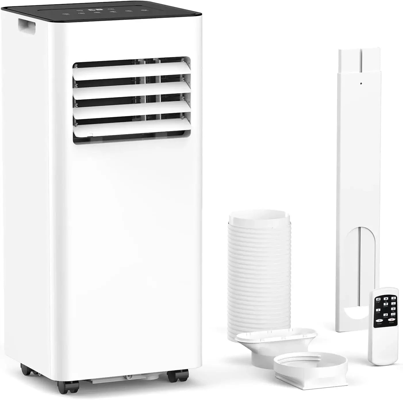 BTU Portable Air Conditioners Cool Up to 450 Sq.Ft,/ AC Unit w/Remote Control/LED Display/24Hrs