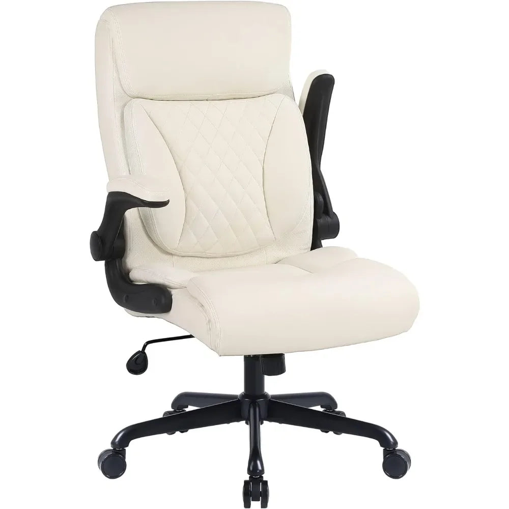 Executive Office Chair, Ergonomic Home Office Desk Chairs, PU Leather Computer Chair