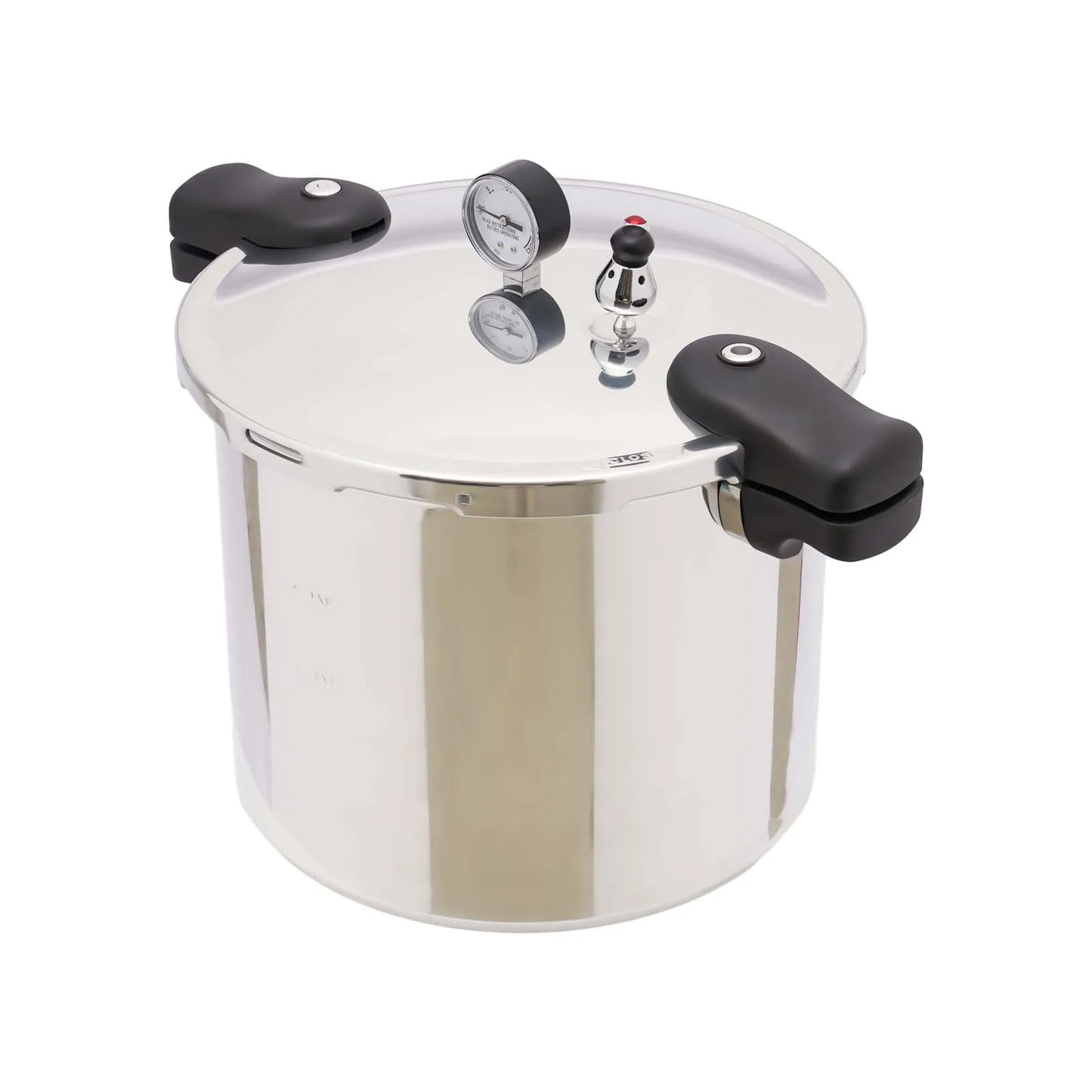 23 Quart Pressure Canner and Cooker with Pressure Gauge 13PSI 90KPA Explosion Proof Safety Valve