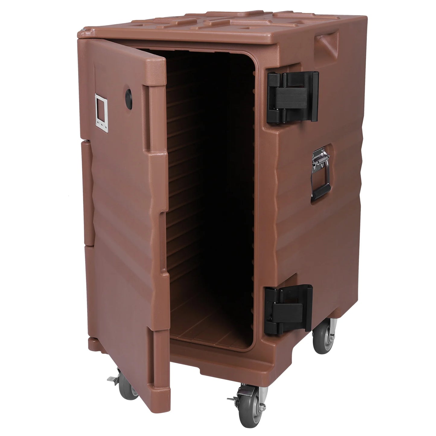 118QT Insulated Food Pan Carrier Insulated Lightweight Thermal Hot Box with Wheels W/Handles