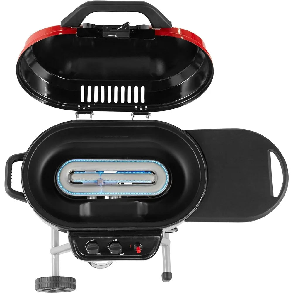 COLEMAN RoadTrip 225 Portable Stand-Up Propane Grill, Gas Grill w/ Push-Button Starter