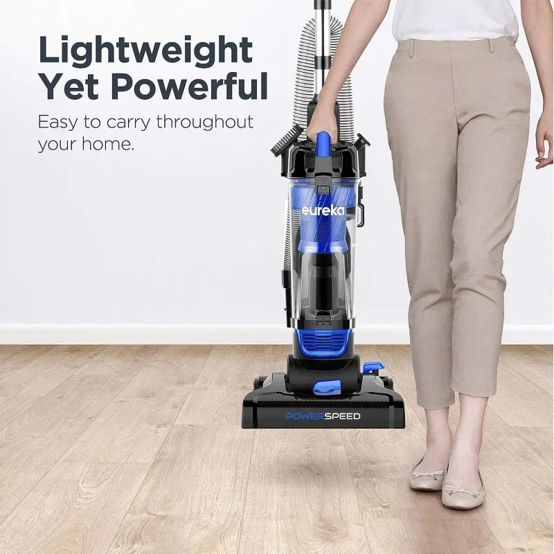 QWEureka Lightweight Powerful Upright Vacuum Cleaner for Carpet and Hard Floor,PowerSpeed